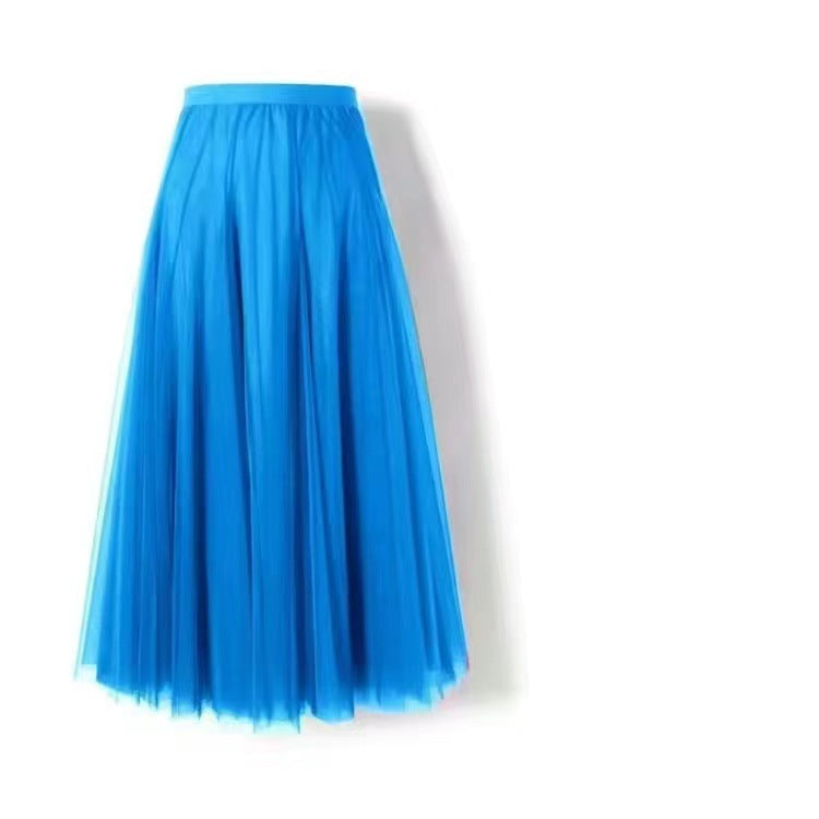 Women's pleated midi skirt – elegant A-line with flair for party, work & weekend