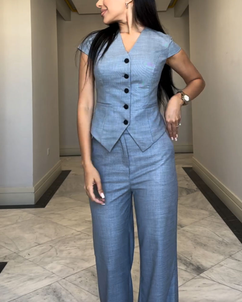 Amy – Set of Blouse and Pants