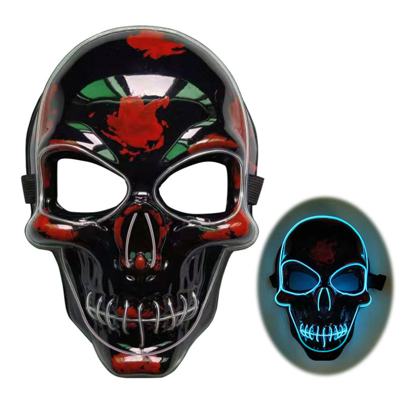 Halloween LED Skull Mask for Adults – Cool Illuminated Mask for Parties, Trick-or-Treat & Cosplay