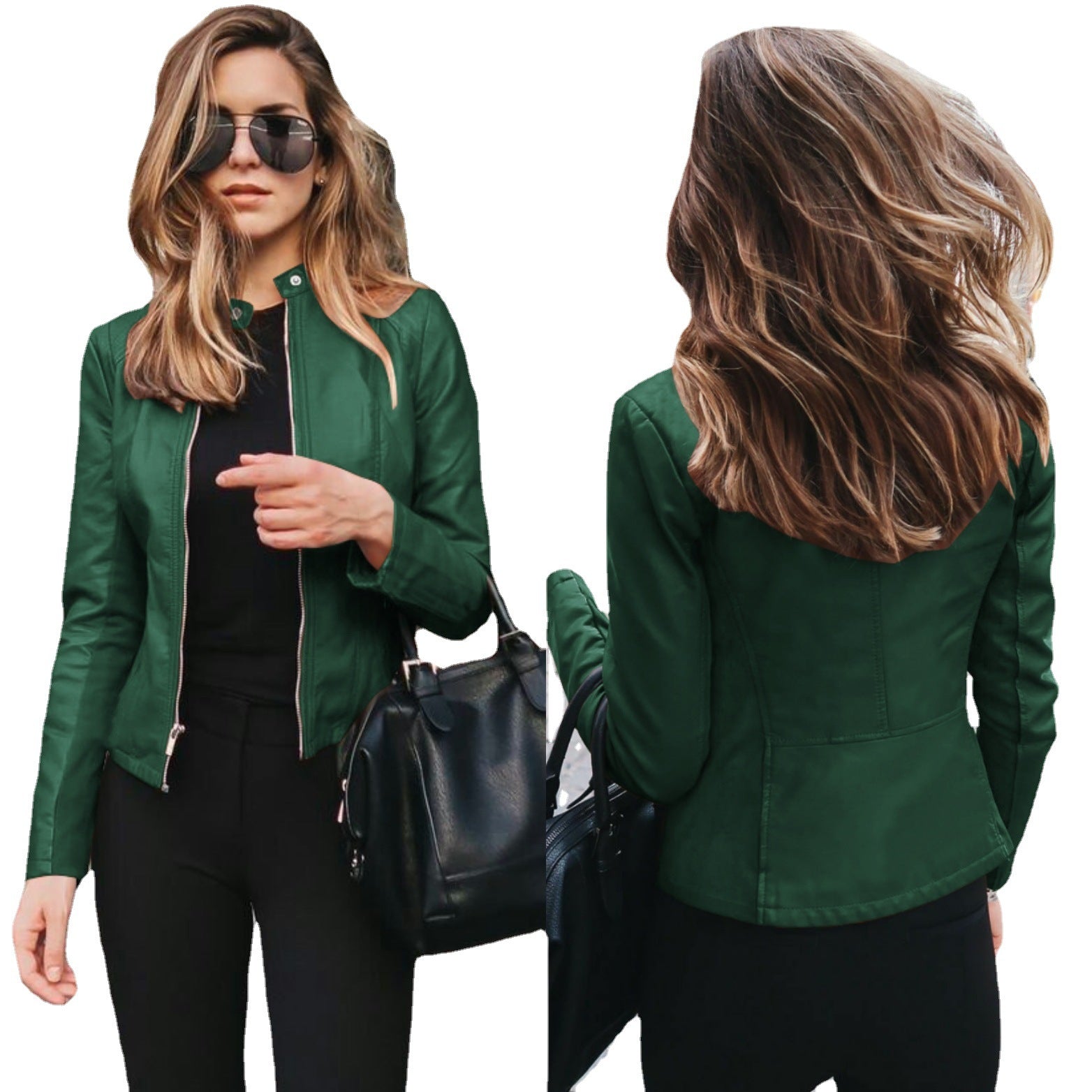 Robyn – Women's jacket made of soft vegan leather