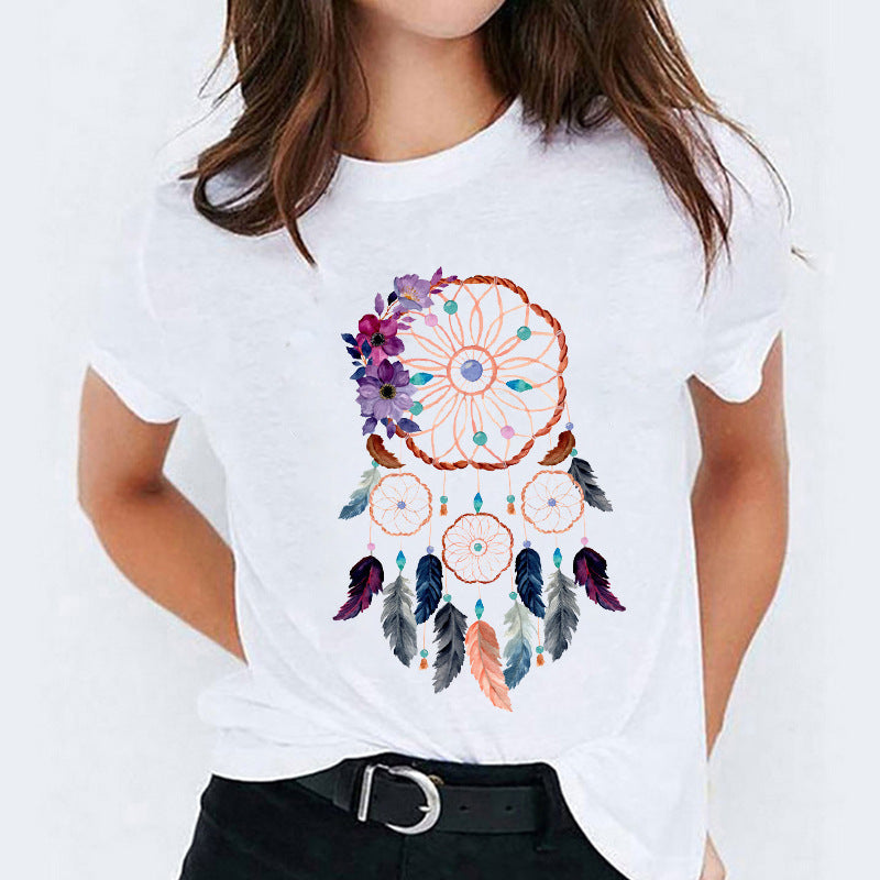 Vanessa – Cute Cotton T-shirt with Short Sleeves