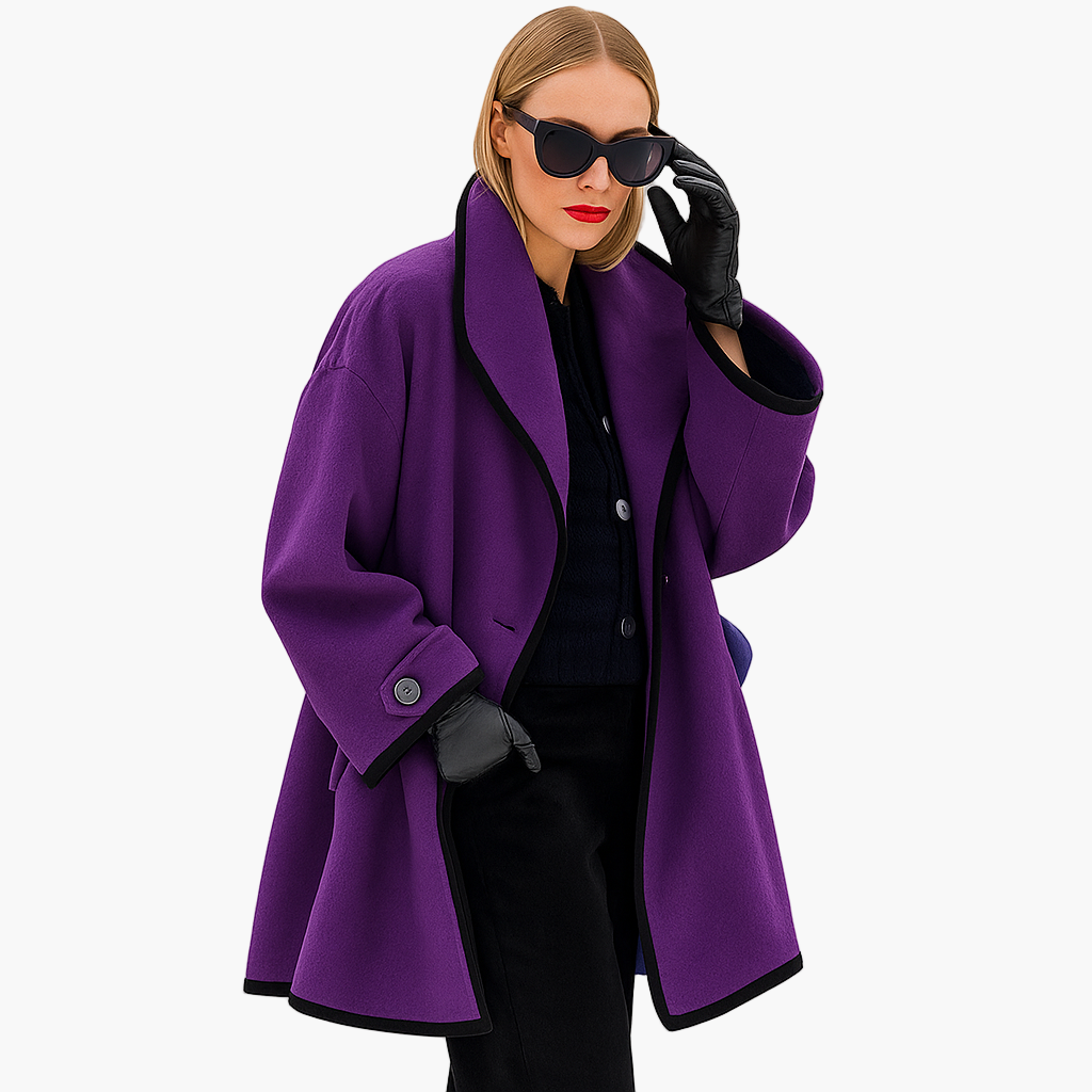 Women's Oversized Trenchcoat – Stylish Elegance for Winter, Fashionable Coat for Daily Use