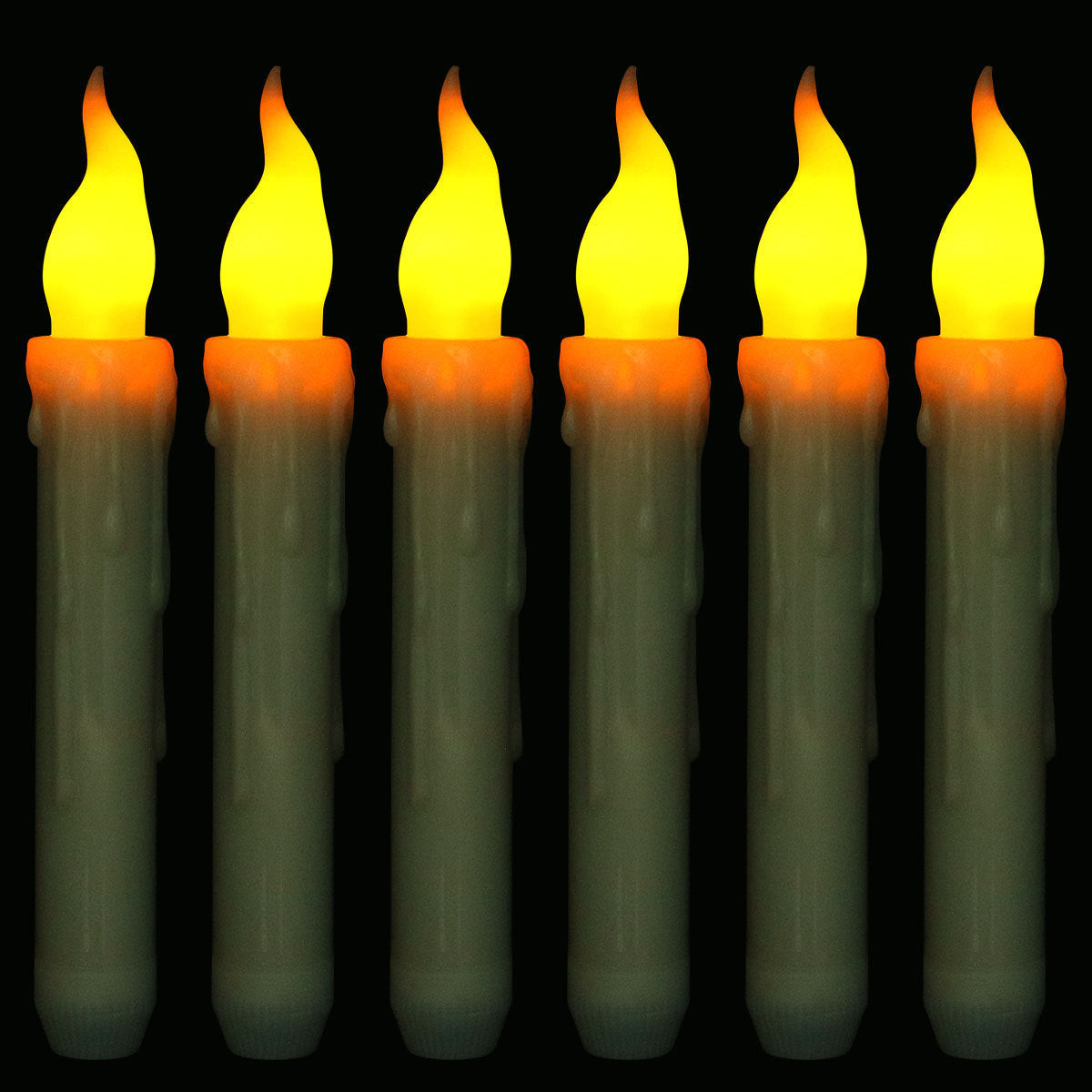 Halloween Magical Floating Candles LED Decoration Set with Magic Wand – Party & Haunted House Accessory