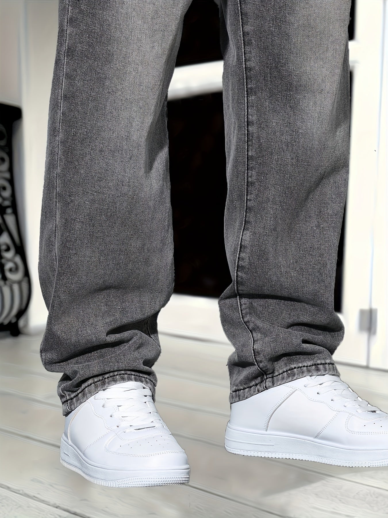 Men's Relaxed Fit Jeans – Streetwear Style, Daily Comfort