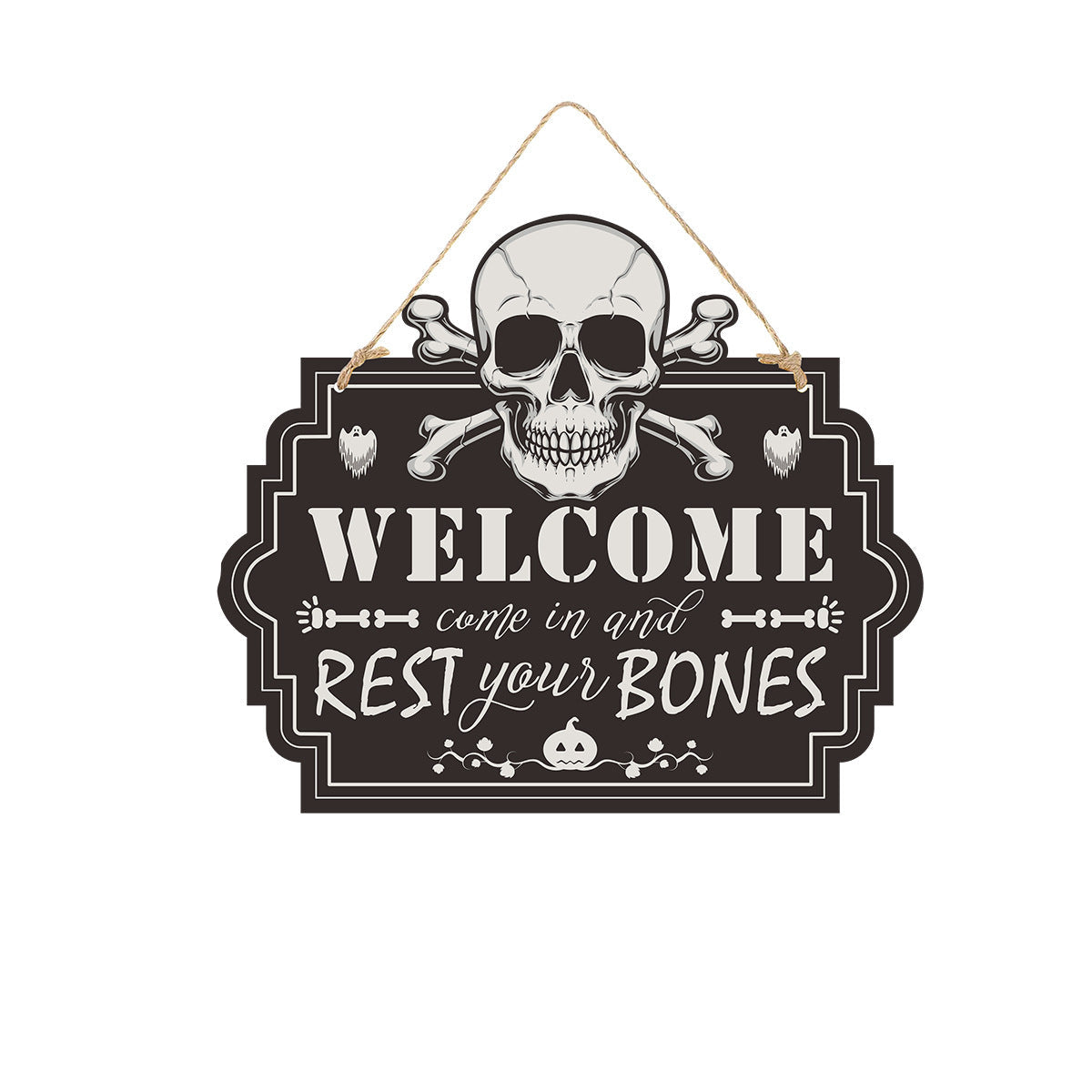 Halloween Doorboard Hanger Set - Funny and Spooky Decoration for Halloween Parties and Trick-or-Treat