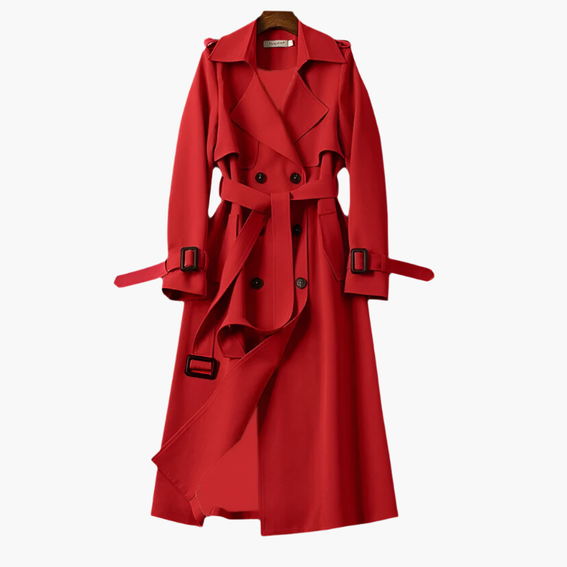 Women's Classic Trench Coat Stylish and Versatile for Every Occasion