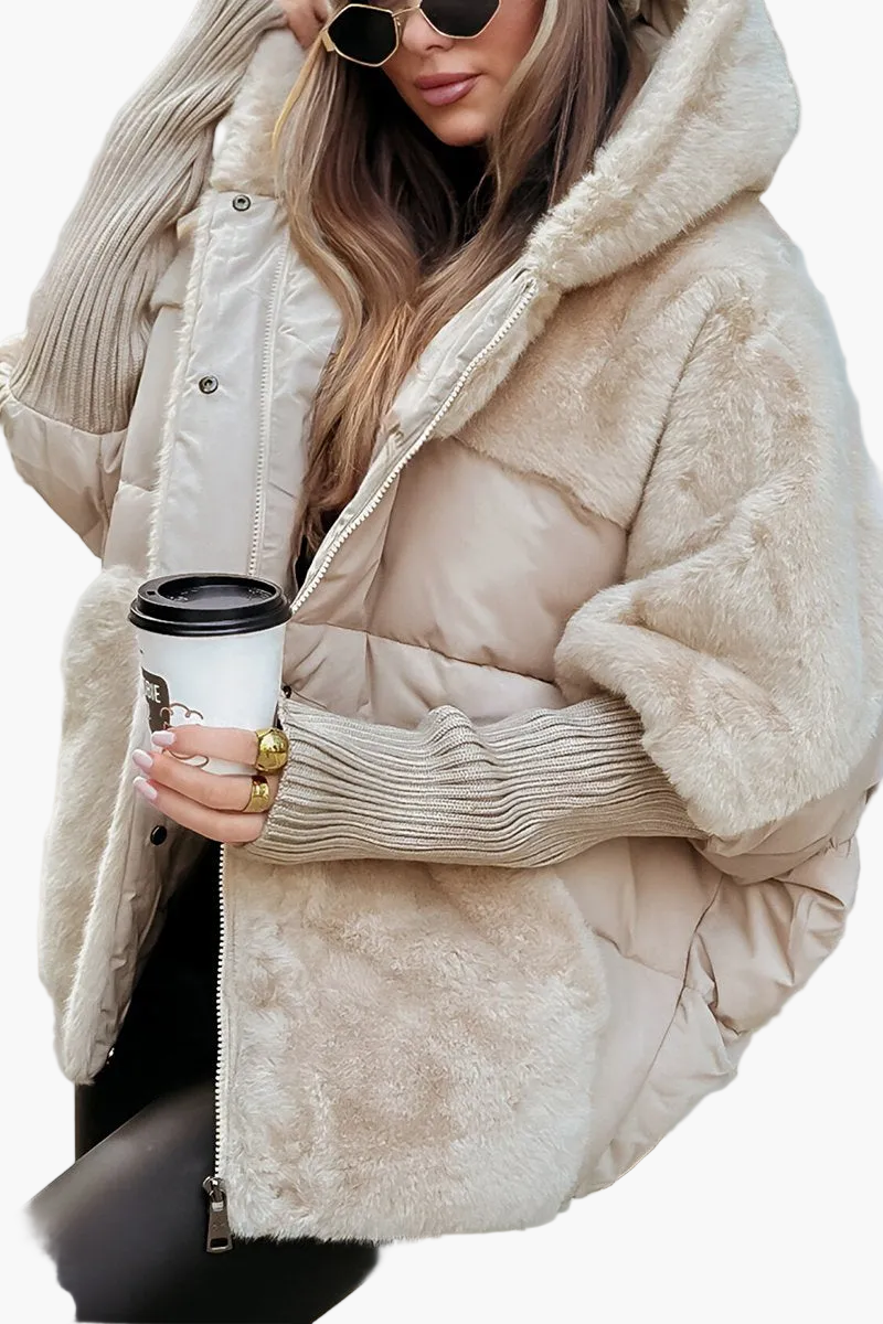 Women's Winter Coat Veloria – Fashionable Warm Outdoor Puffer Jacket with Hood