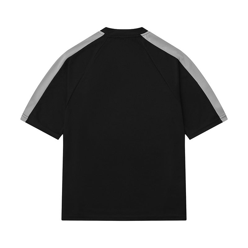 Men's Hip Hop Streetwear T-shirt with Gothic Letter Design for Urban Lifestyle