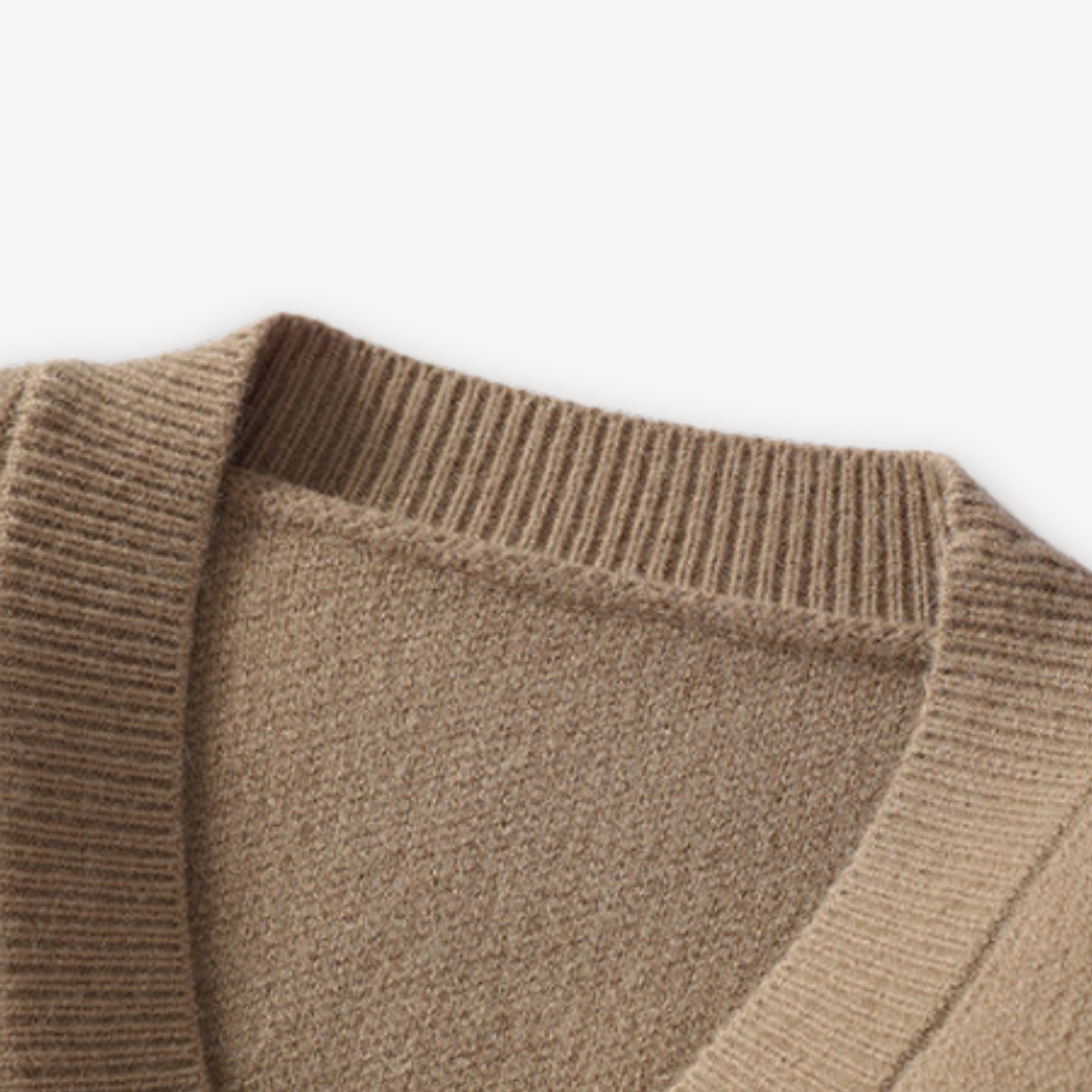 Men's Knitted Cardigan Sweater – Casual Style for Winter and Office