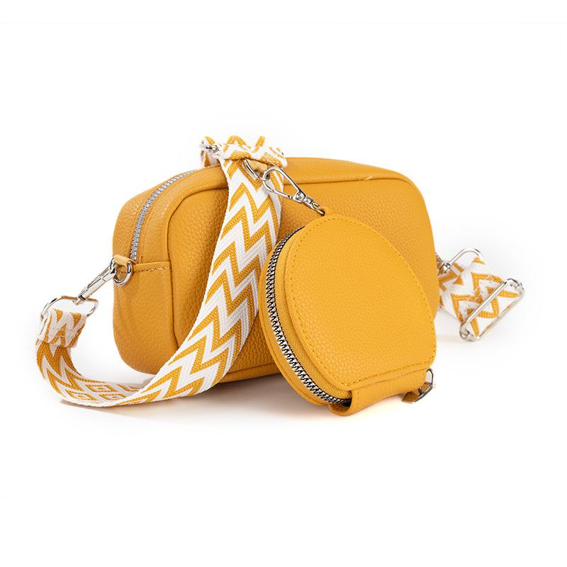 Women's crossbody shoulder bag with wide strap – Fashionable and practical for daily use