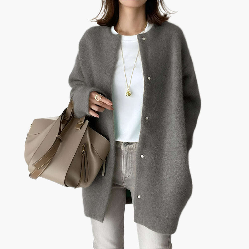 Women's Casual Elegant Knitted Cardigan for Daily Use