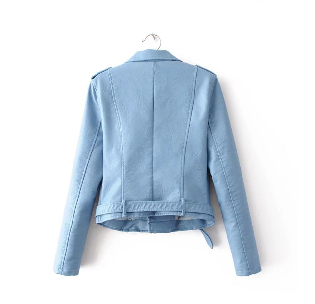 Rose – Korean Women's Vegan Leather Jacket
