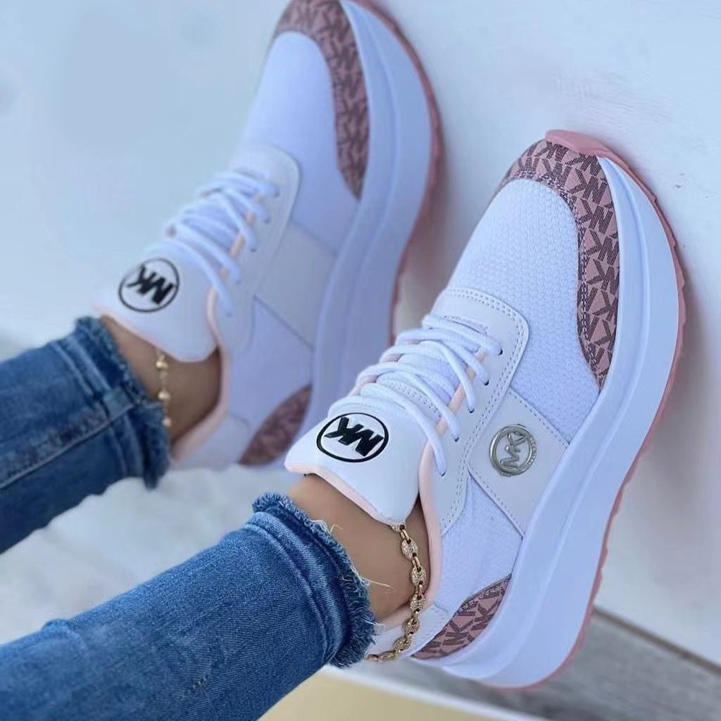 Ashley – Thick Sole Colorblocked Sneakers