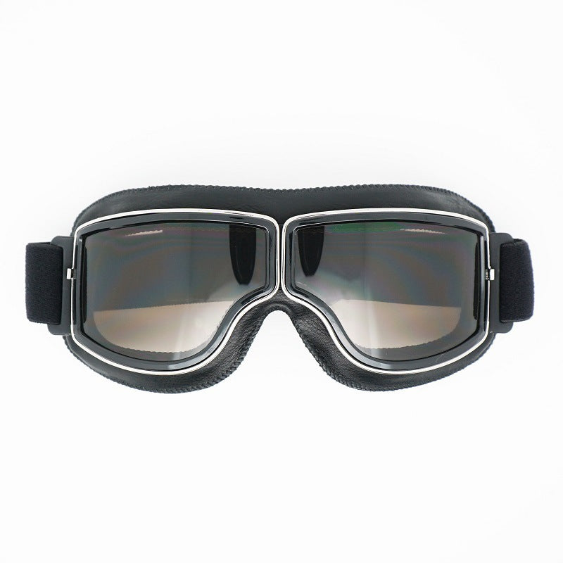 Unisex Retro Motorcycle Goggles – Protective Glasses for Motorcycling, Skiing, and Outdoor Adventures