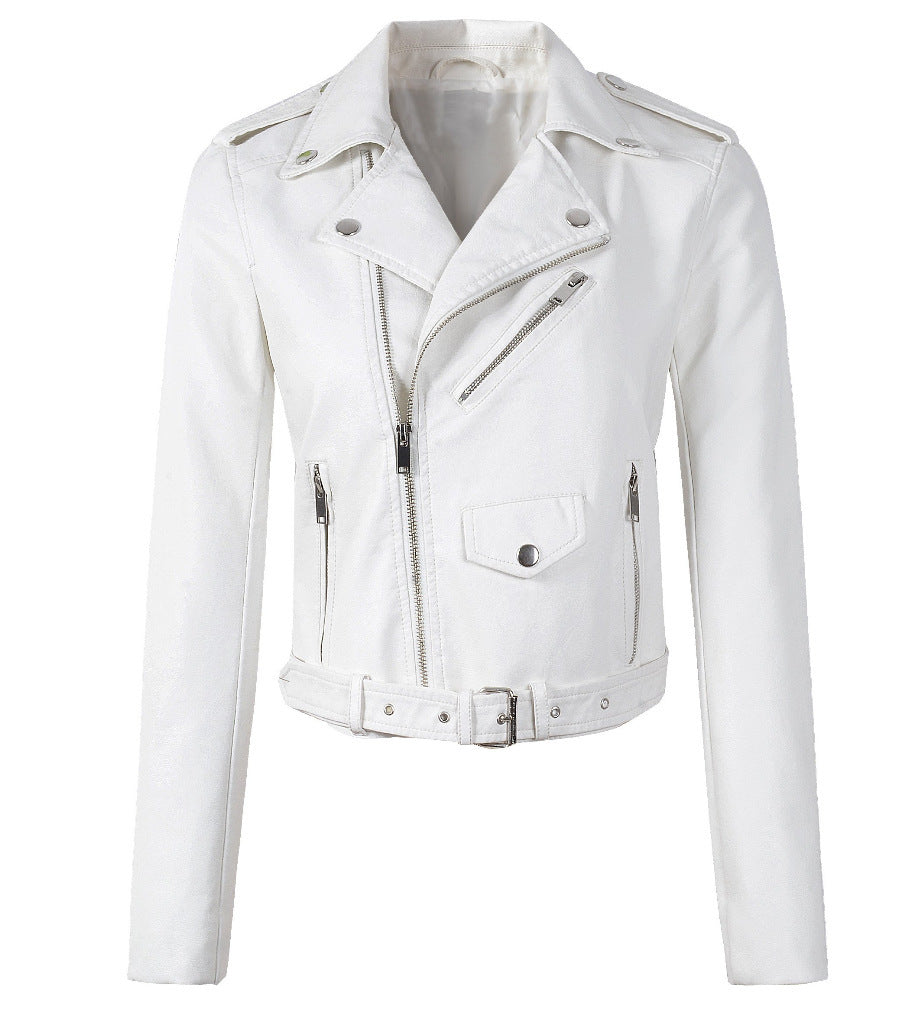 Rose – Korean Women's Vegan Leather Jacket