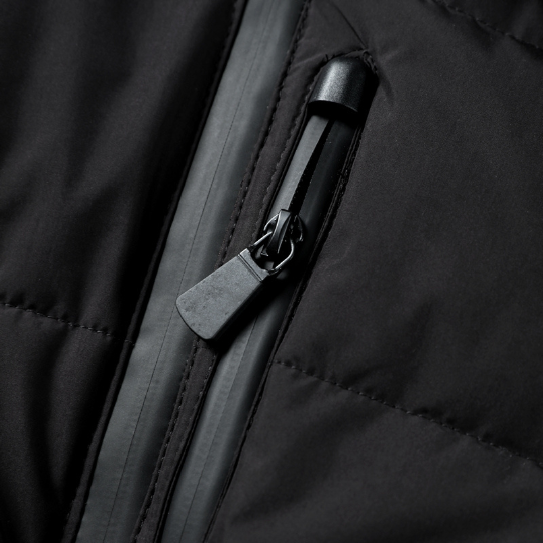 Women's Quilted Puffer Jacket with Belt and Removable Shoulder Flaps – Ideal for Winter & Outdoor