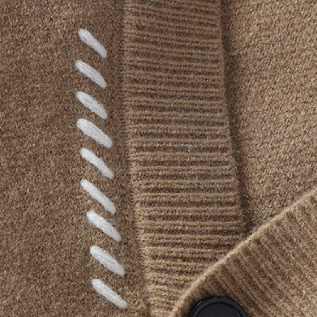 Men's Knitted Cardigan Sweater – Casual Style for Winter and Office