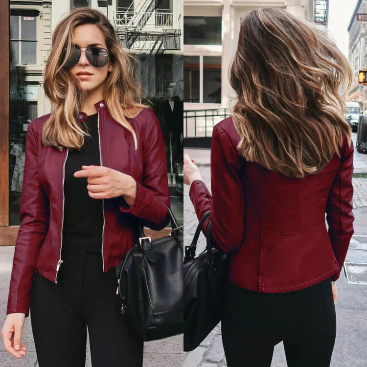 Robyn – Women's jacket made of soft vegan leather