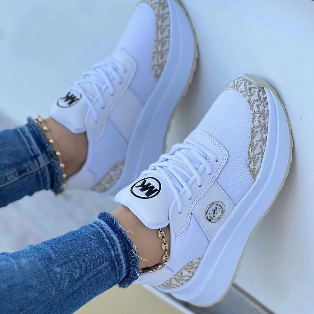 Ashley – Thick Sole Colorblocked Sneakers