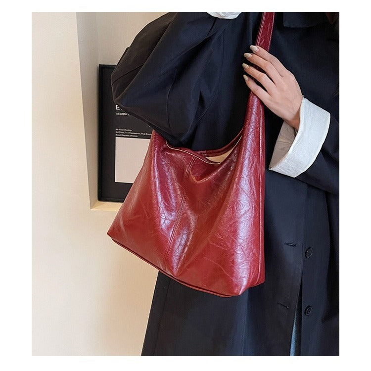 Anna – Vintage Designer Women's Bag with Large Capacity for Autumn and Winter