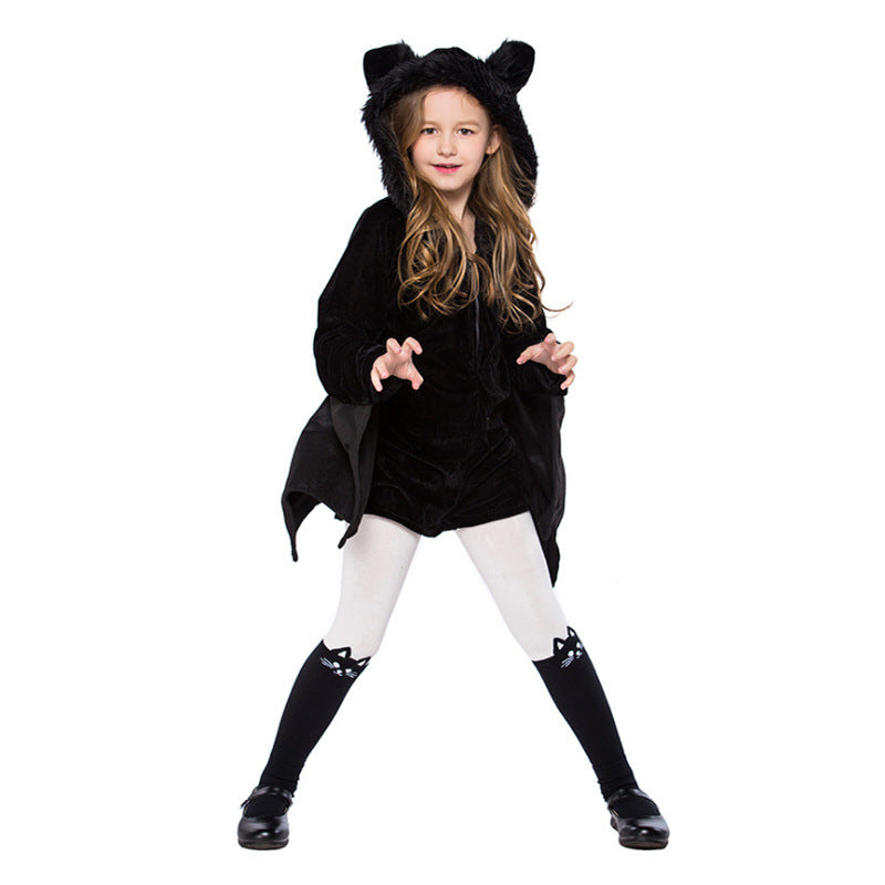 Children's Halloween Bat Costume for Boys and Girls - Perfect for Halloween Parties and Dressing Up