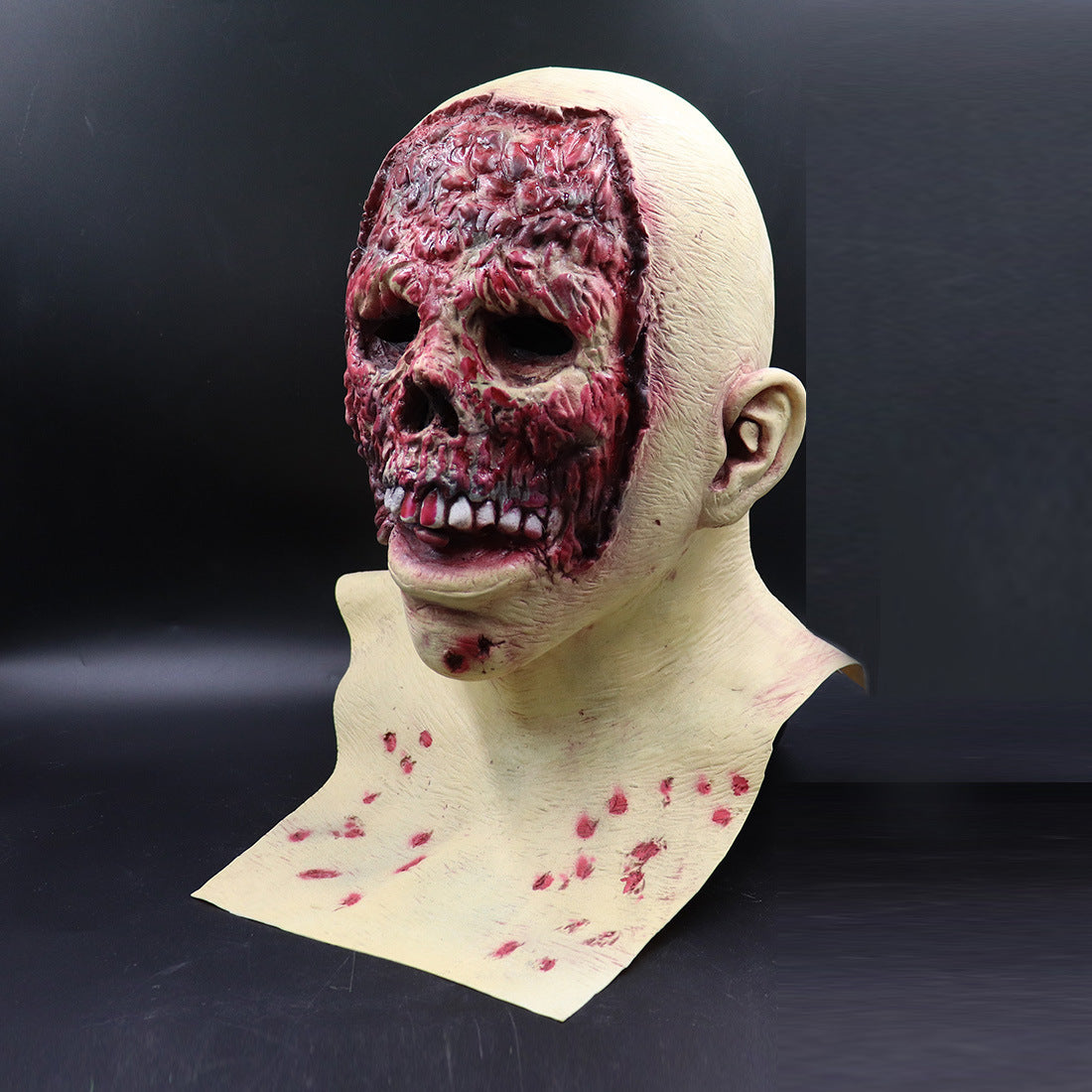 Halloween Latex Mask Adult – Scary Zombie Face – Perfect for Halloween Party, Trick-or-Treat & Cosplay