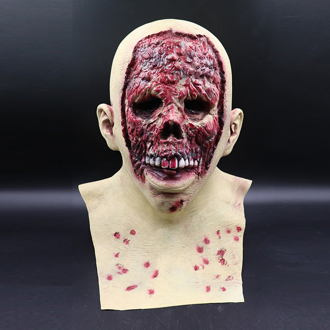 Halloween Latex Mask Adult – Scary Zombie Face – Perfect for Halloween Party, Trick-or-Treat & Cosplay