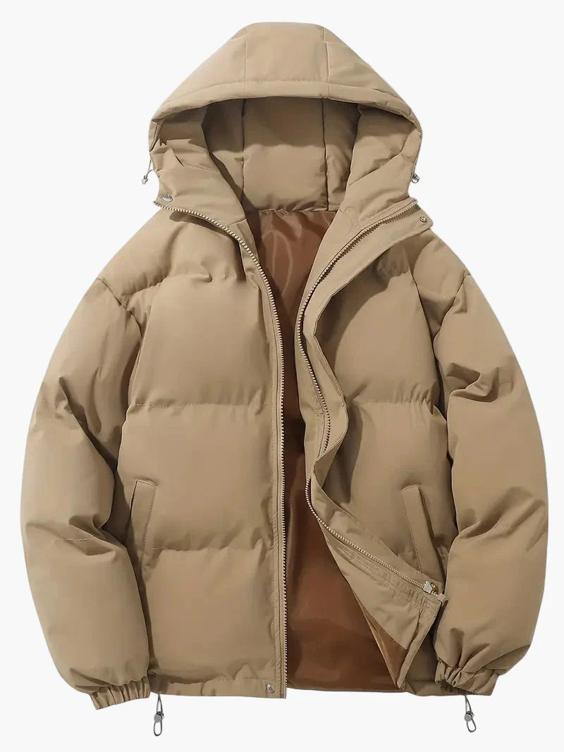 Men's Padded Winter Jacket with Hood – Classic Style and Ultimate Warmth