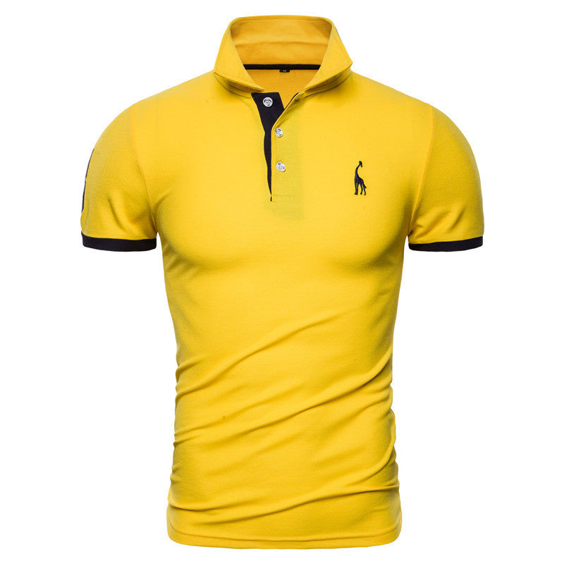 Dennis – Slim Fit Polo Shirt with Sporty Elegance and Contrast Details