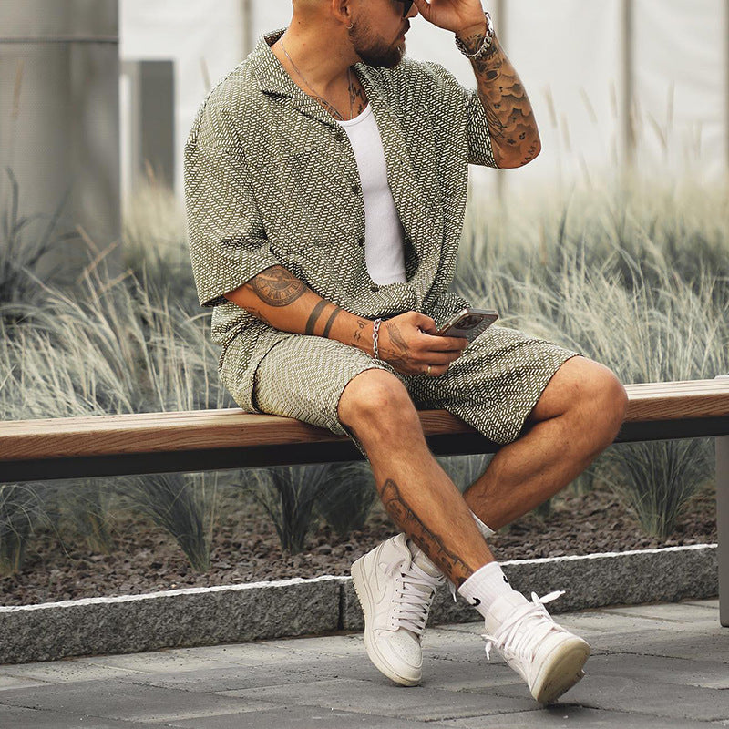 Russell – Casual Shirt with Short Sleeves for Men