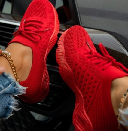 Clive – Flat Color Lace-Free Flying Father Shoes