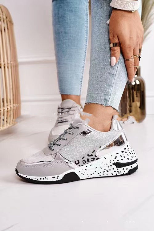 Miranda – Women's Sneakers with Laces and Platform Sole