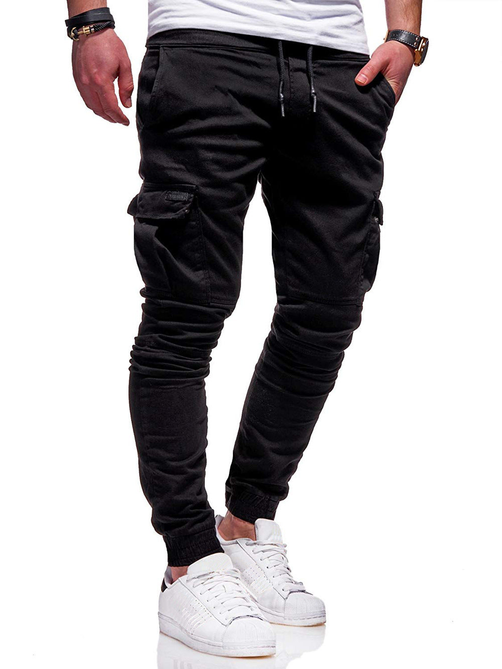 Colin – Elastic Sporty Baggy Pants for Men