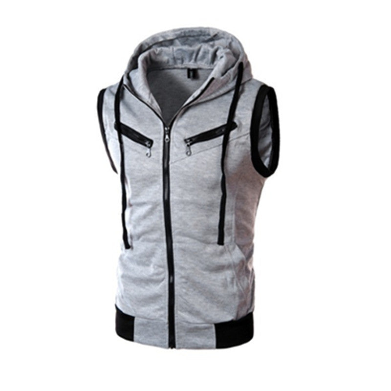 Nick – Sleeveless Vest with Zipper