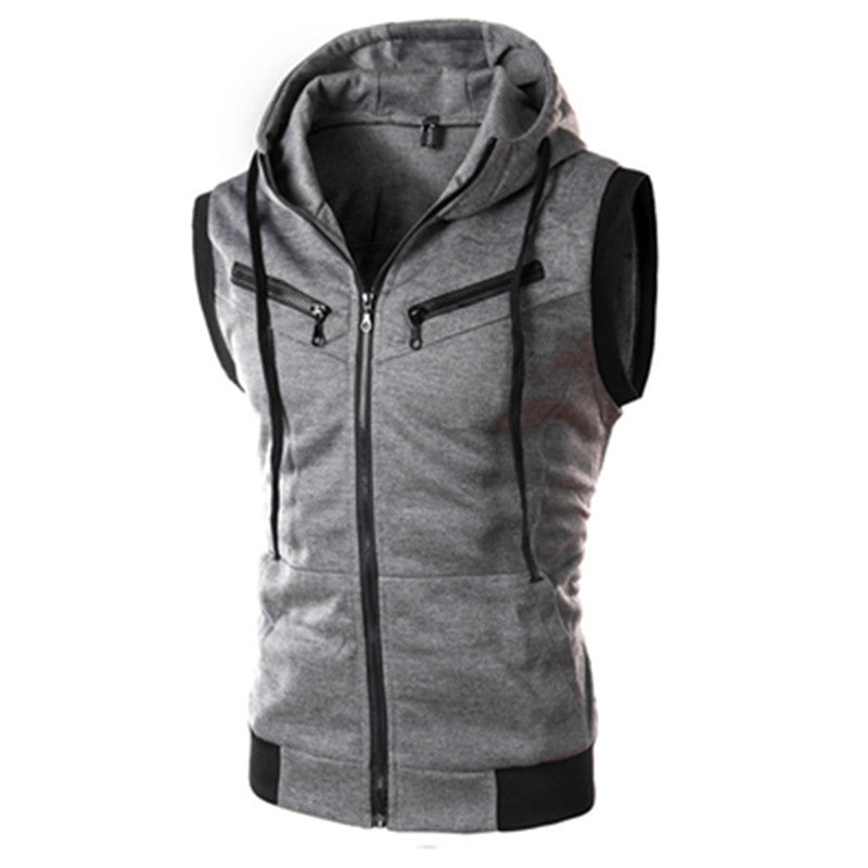 Nick – Sleeveless Vest with Zipper