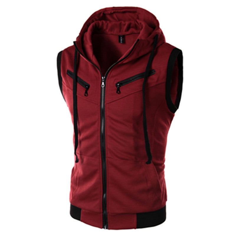 Nick – Sleeveless Vest with Zipper