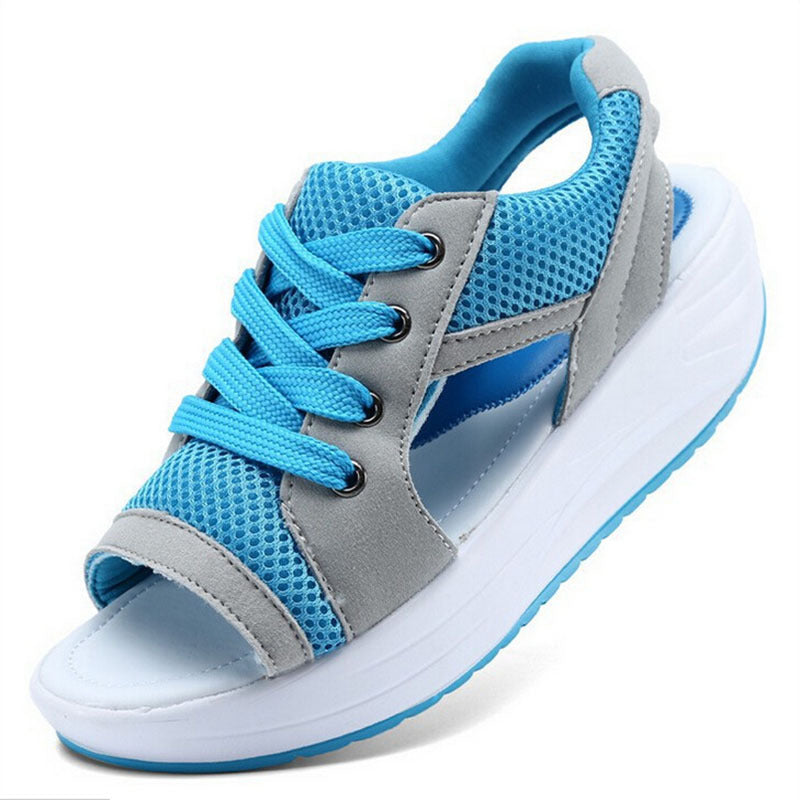 Janet – Sporty Open Sneaker Sandals – Breathable Mesh and Comfortable Sole