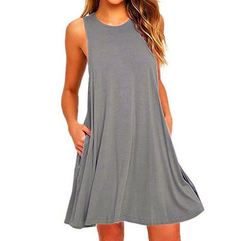 Ladies A-line Summer Dress with Casual Fit