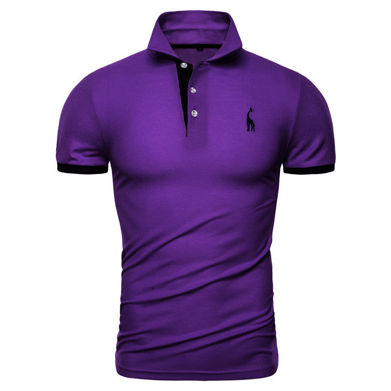 Dennis – Slim Fit Polo Shirt with Sporty Elegance and Contrast Details