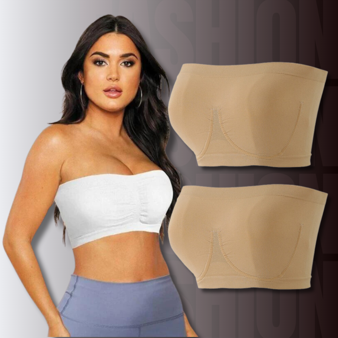 Ladies Strapless Seamless Bandeau Bra – Comfortable Support for Every Day