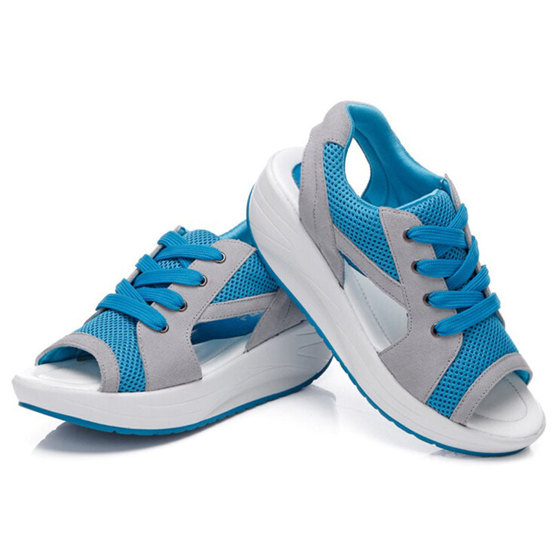 Janet – Sporty Open Sneaker Sandals – Breathable Mesh and Comfortable Sole