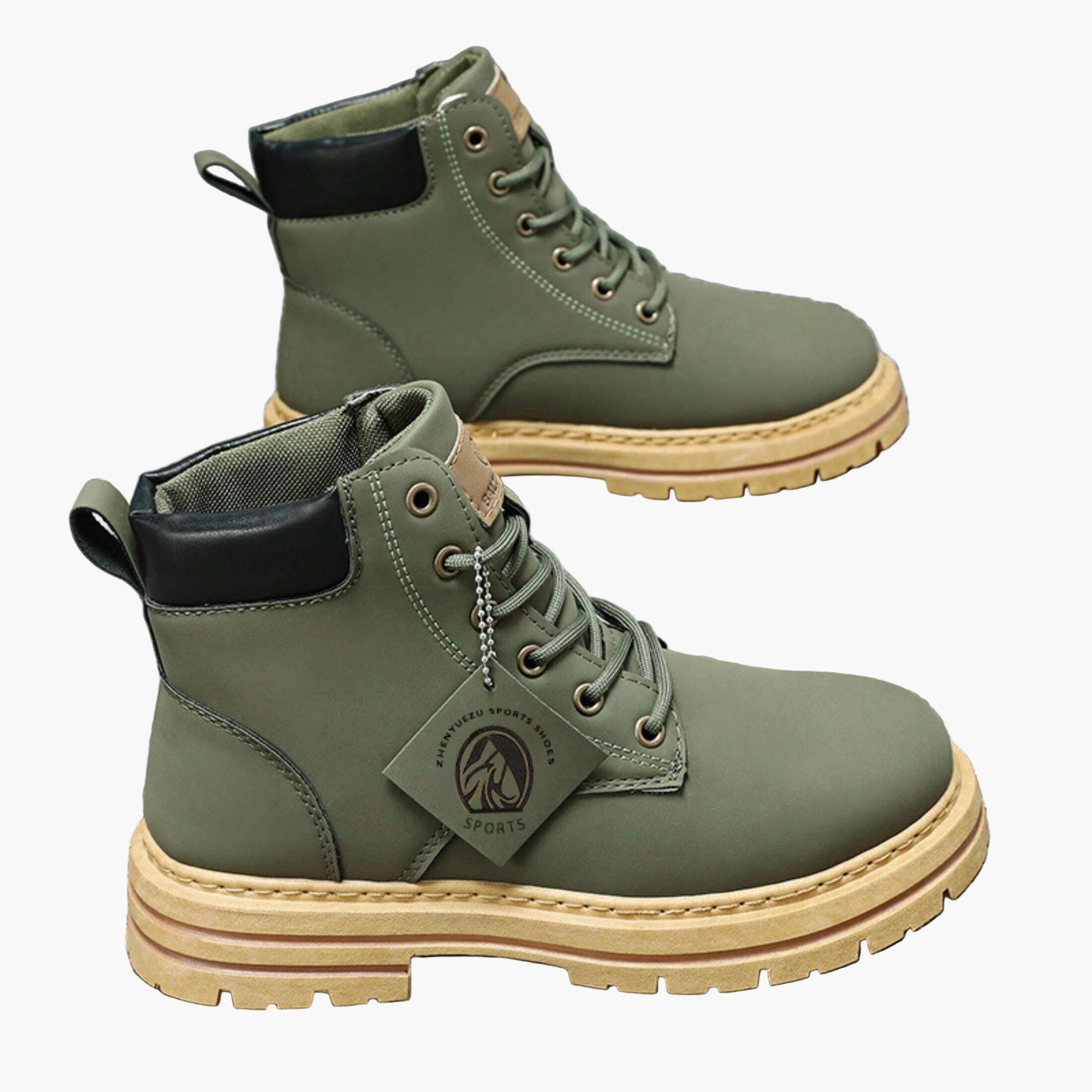Heren Outdoor Enkelboots – Robuuste Mode Laarzen voor Avontuur en Dagelijks Gebruik
