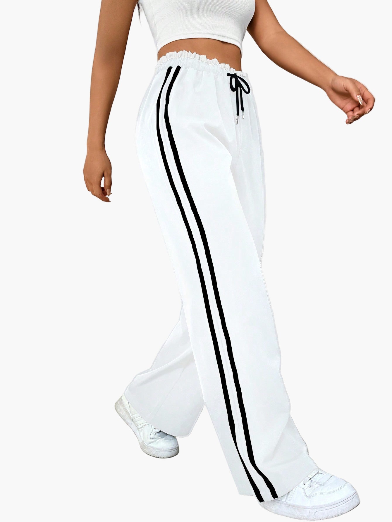 Women's Sporty Wide-Leg Sweatpants for Casual and Streetwear