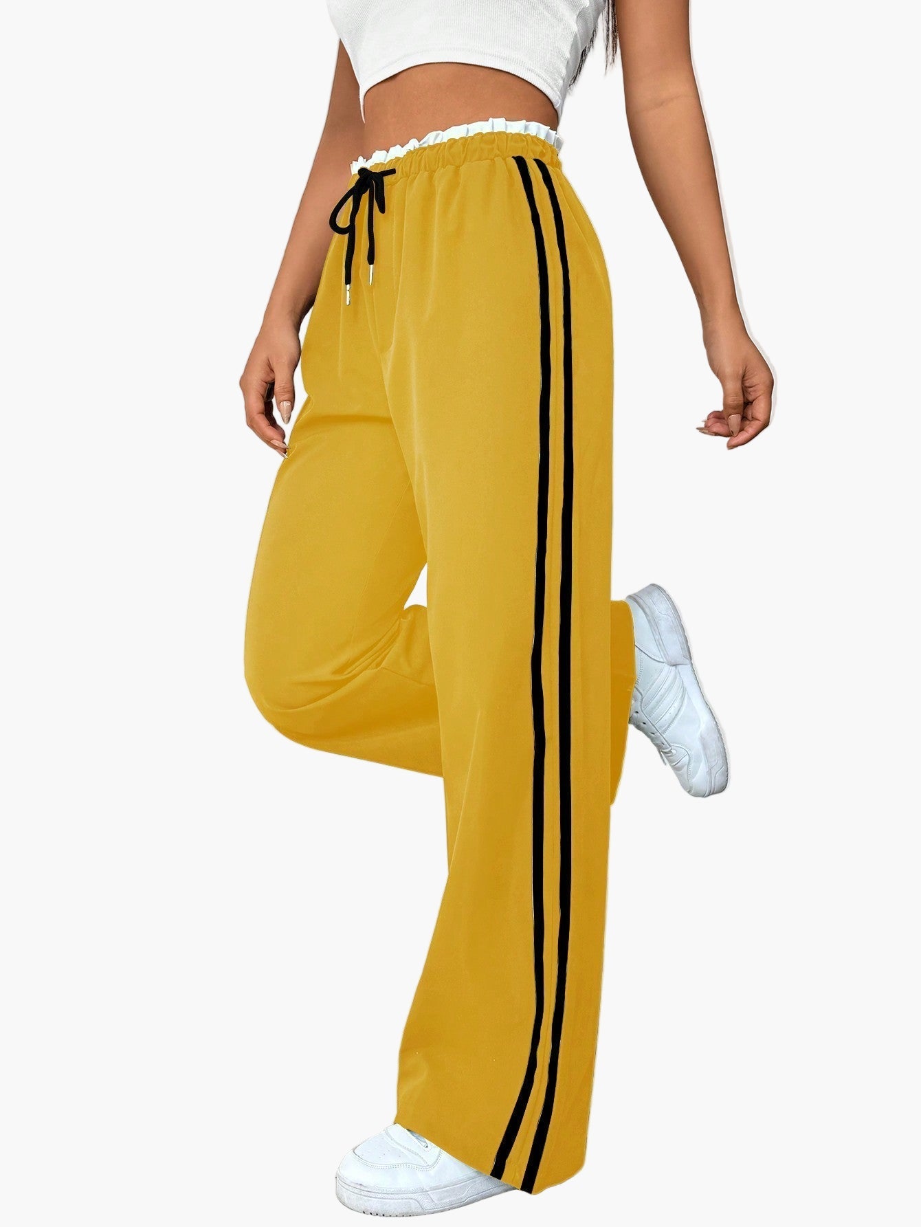 Women's Sporty Wide-Leg Sweatpants for Casual and Streetwear