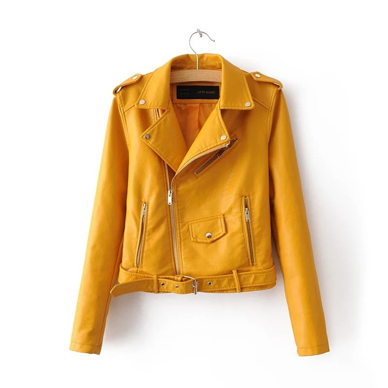 Rose – Korean Women's Vegan Leather Jacket