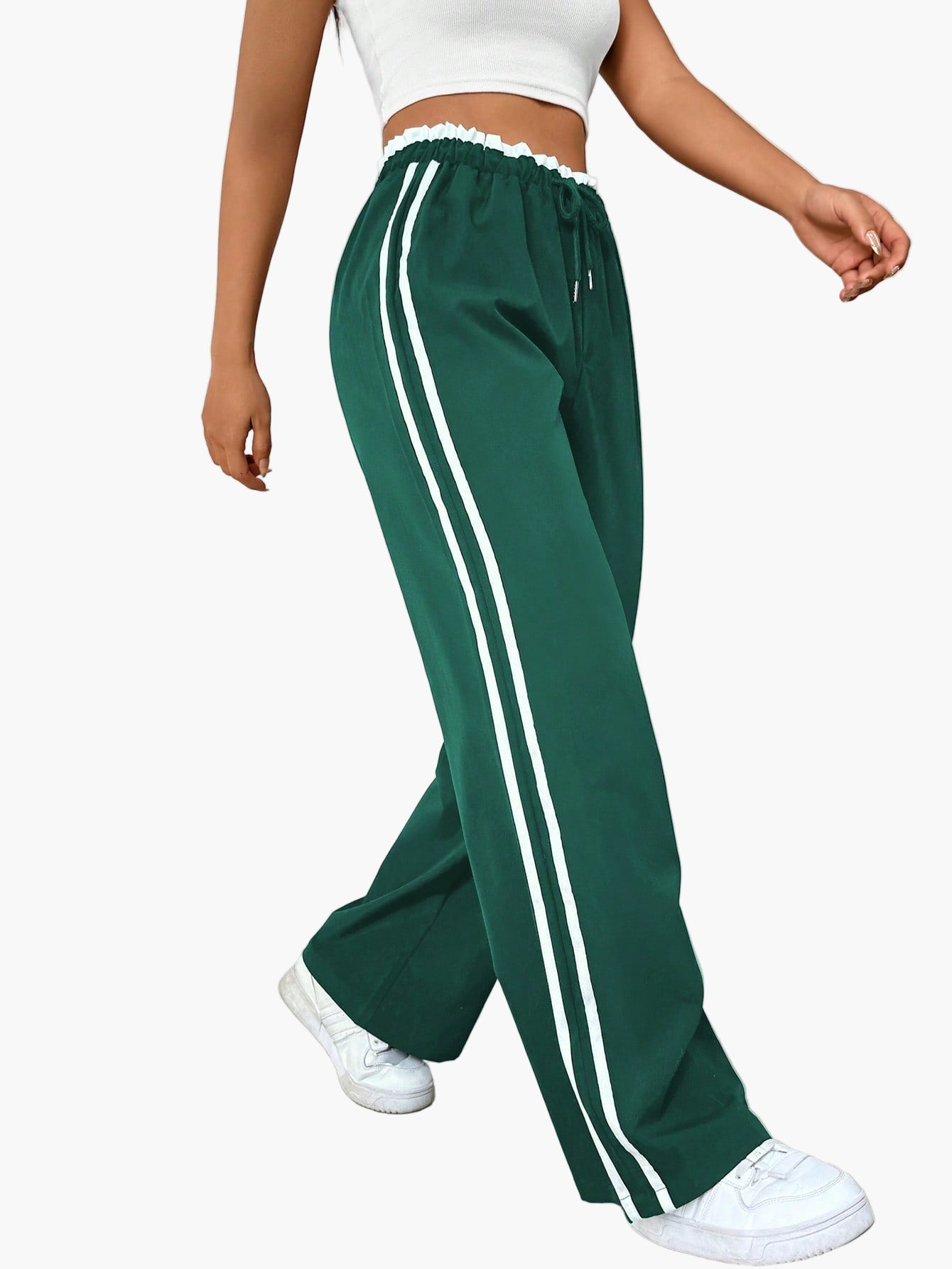 Women's Sporty Wide-Leg Sweatpants for Casual and Streetwear
