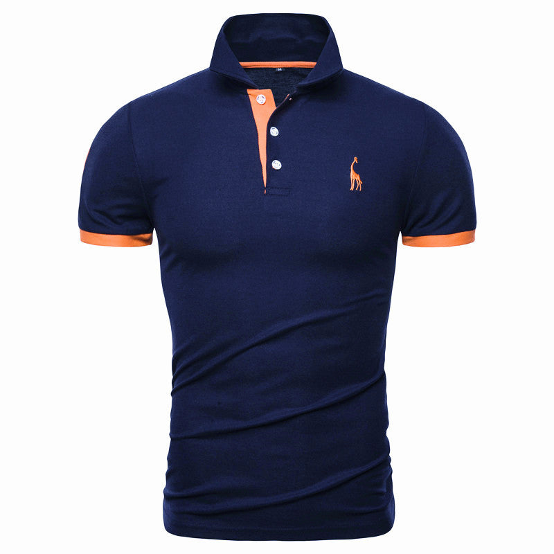 Dennis – Slim Fit Polo Shirt with Sporty Elegance and Contrast Details