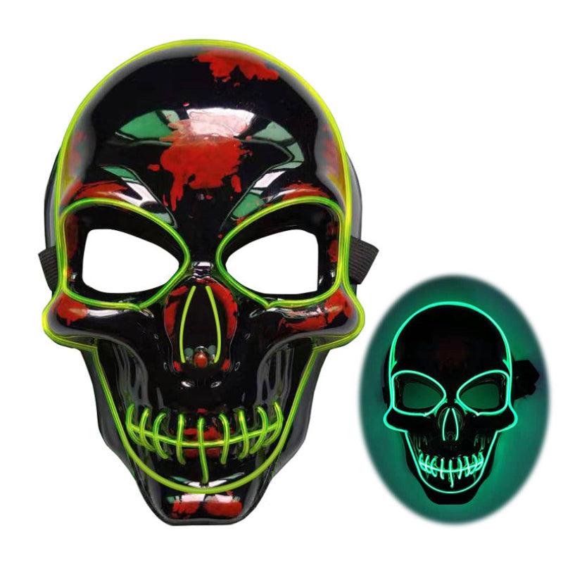 Halloween LED Skull Mask for Adults – Cool Illuminated Mask for Parties, Trick-or-Treat & Cosplay