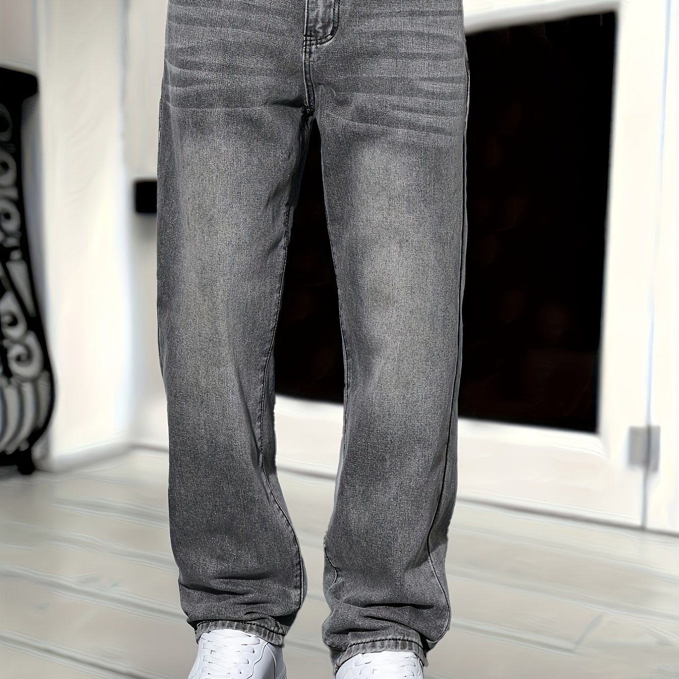 Men's Relaxed Fit Jeans – Streetwear Style, Daily Comfort