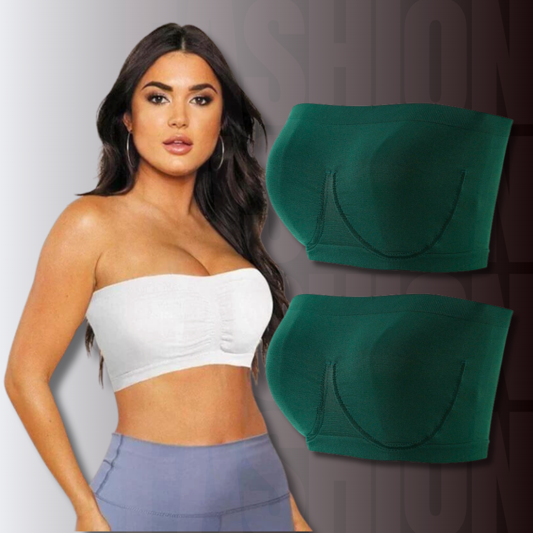 Ladies Strapless Seamless Bandeau Bra – Comfortable Support for Every Day